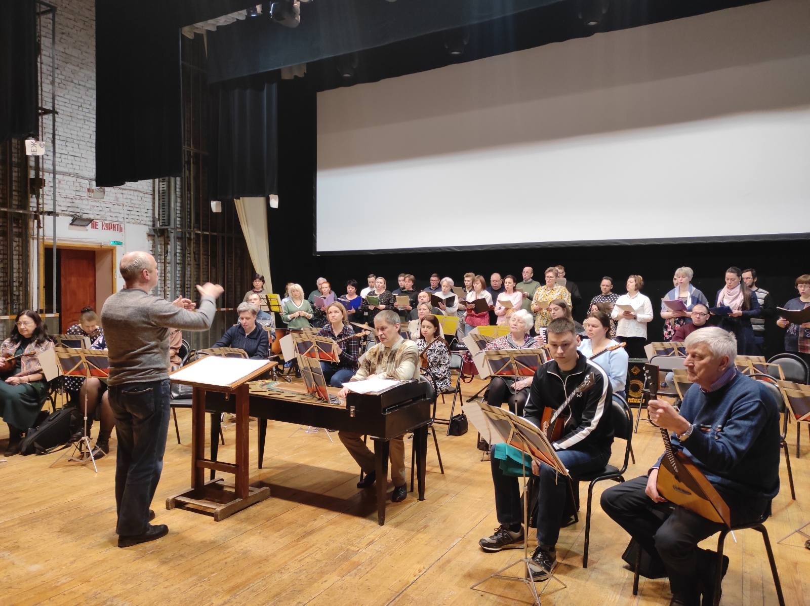 Репетиция к концерту «Мира заступница»